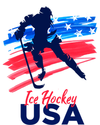 Ice Hockey Usa Support The Team Gift Usa Flag Hockey Lover Meaningful Gift T-Shirt