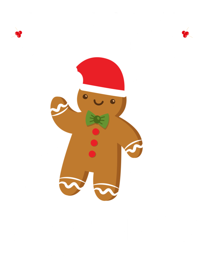 Season's Greetings Gingerbread Snowboarding Boarder Funny Gift Sweatshirt