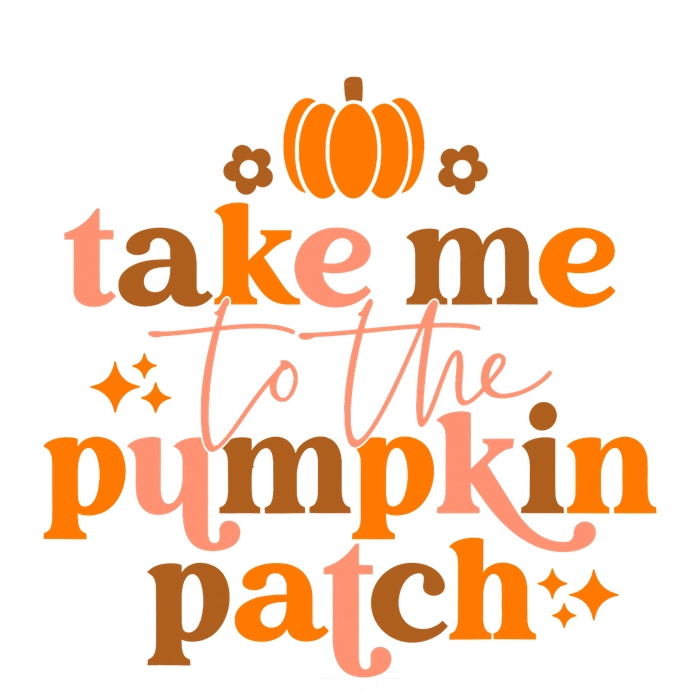 Fall Take Me To The Pumpkin Patch Funny Thanksgiving Retro T-Shirt