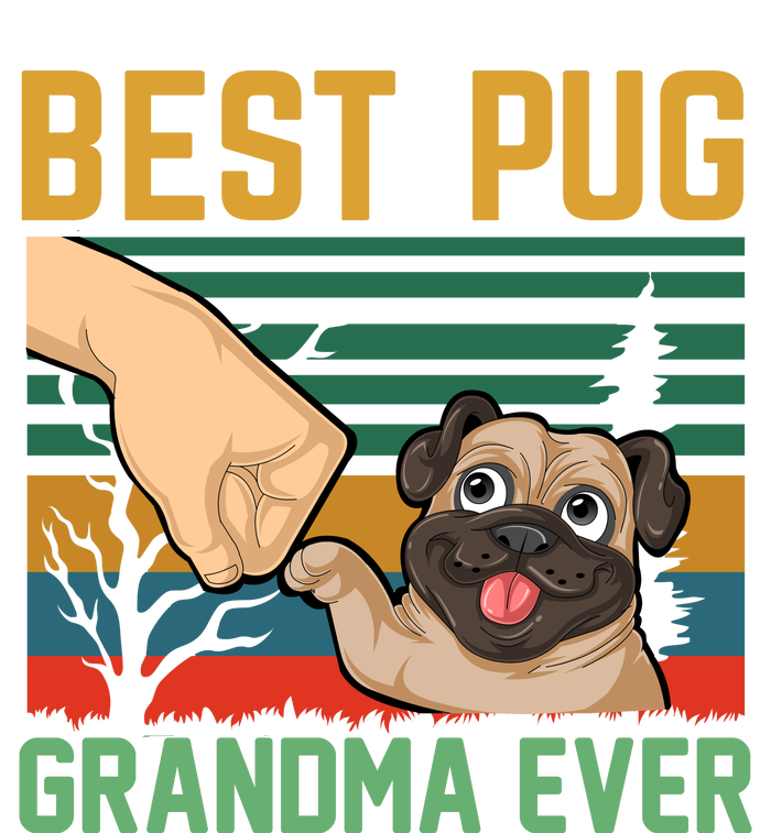 Best Pug Grandma Ever Sustainable Bucket Hat