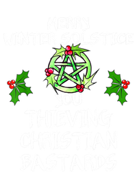 Merry Winter Solstice You Thieving Christian Bastards Women's Flannel Pajama Set