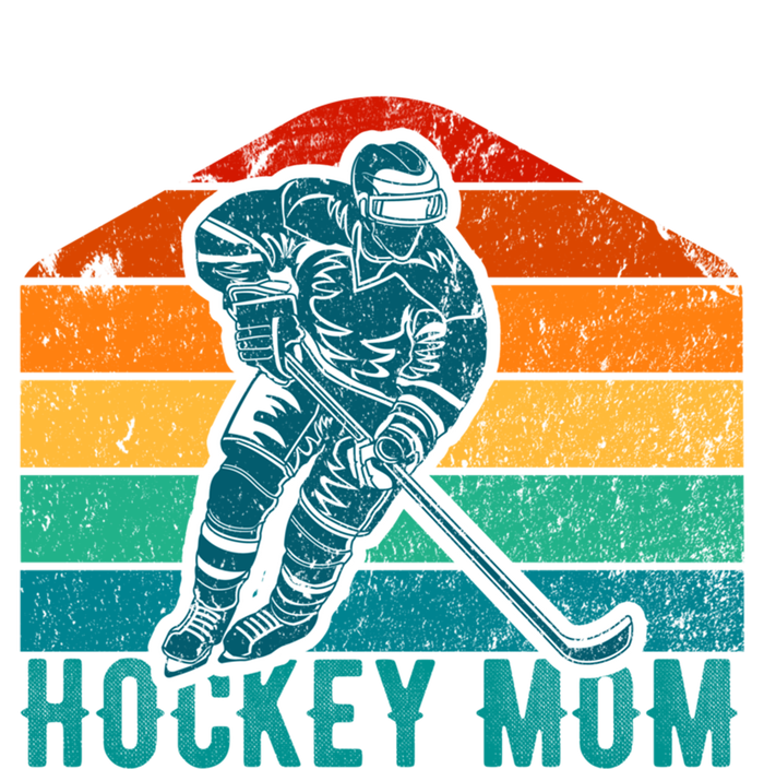 Vintage Retro Hockey Mom Gift Kids Long Sleeve Shirt