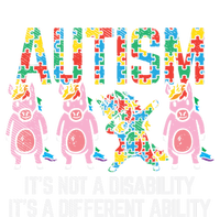 Different Ability Not Disability Unicorn Dab Autism Girl Gift Premium Hoodie