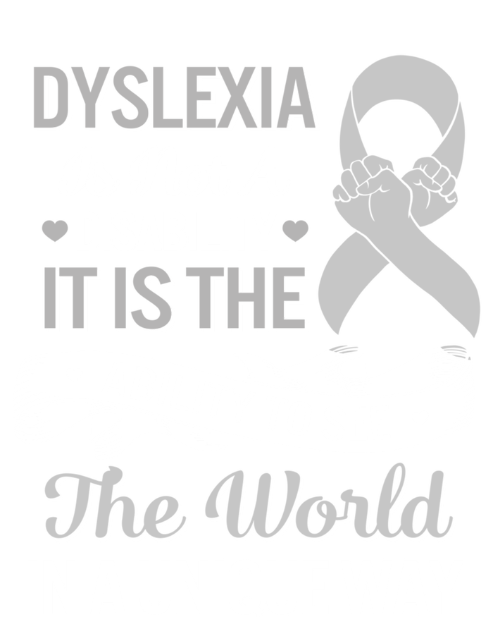 Dyslexia Awareness Ability See World Unique Not Disability Gift Toddler Sweatshirt