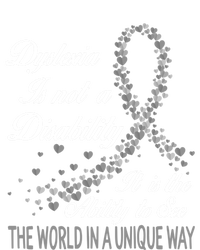 Dyslexia Awareness Ability See World Unique Not Disability Meaningful Gift Full Zip Hoodie