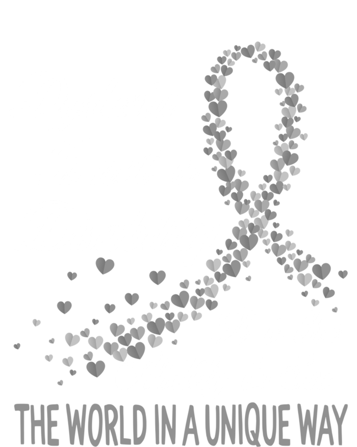 Dyslexia Awareness Ability See World Unique Not Disability Meaningful Gift Full Zip Hoodie