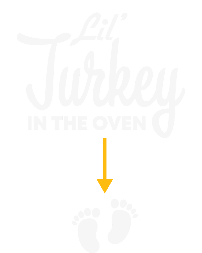 Funny Cute Lil Turkey In The Oven Pregnancy Graphics T-Shirt