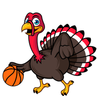 Thanksgiving Basketball Gobble Player Turkey Day Funny Gift T-Shirt