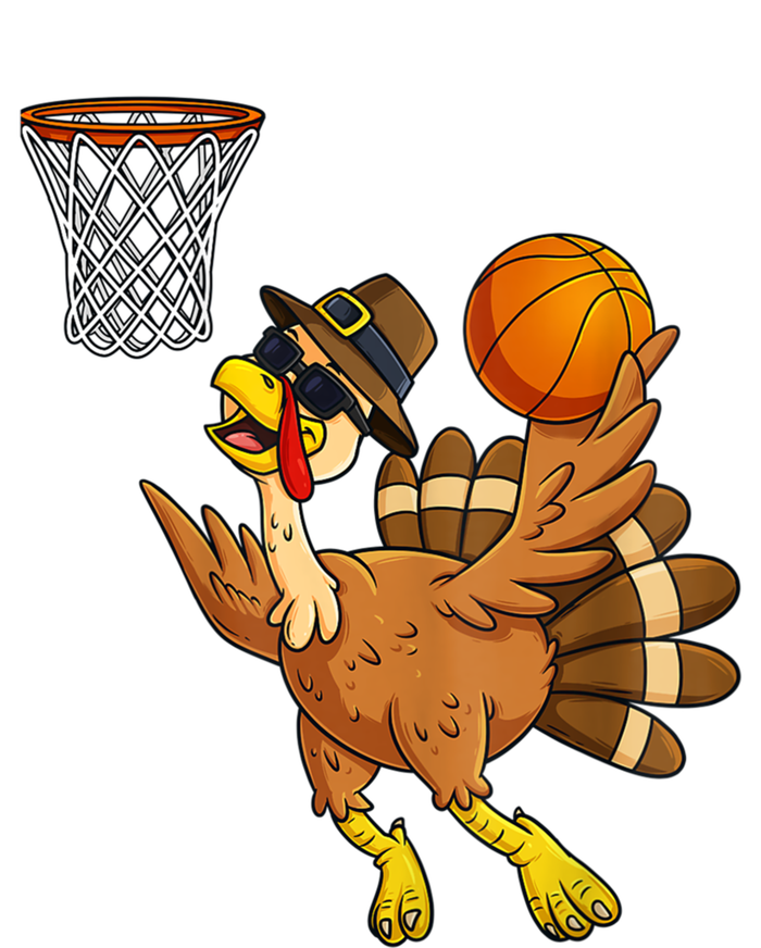 Thanksgiving Day Turkey Basketball Player Funny Pilgrim Meaningful Gift Hoodie