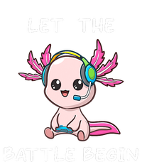 Cool gamer axolotl gaming funny saying Let the Battle Begin Tote Bag