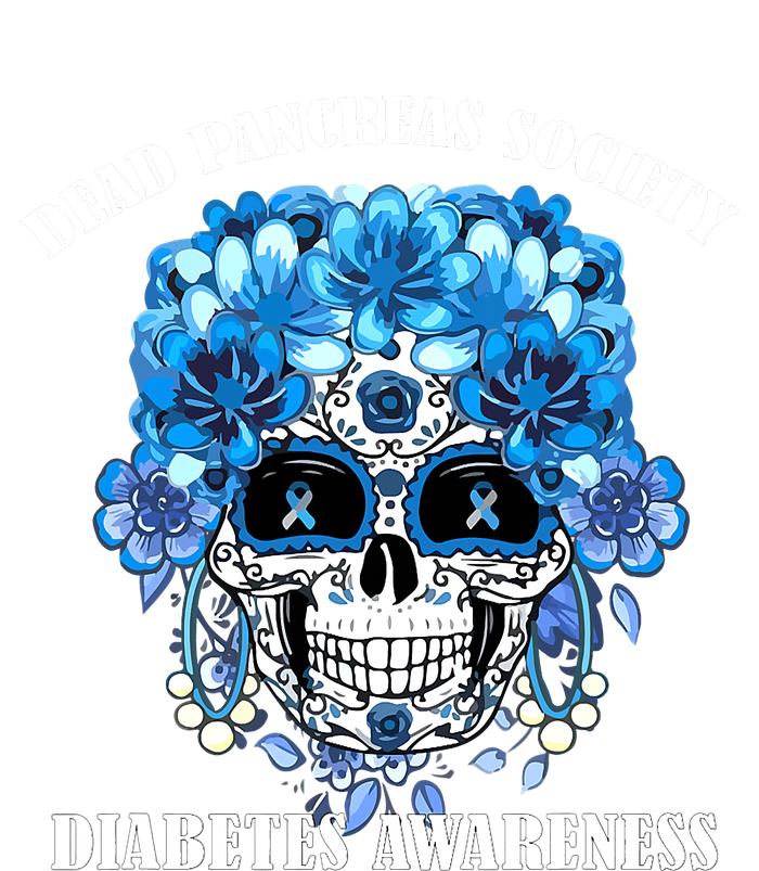 Dead Pancreas Society Funny Diabetes Awareness Sugar Skull Sustainable Beanie