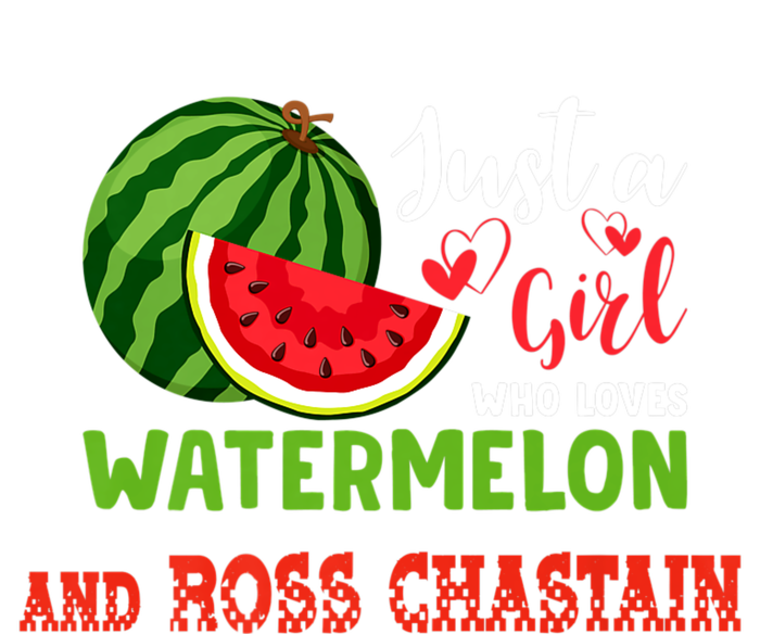 JUST A GIRL WHO LOVES WATERMELON AND ROSS CHASTAIN Premium Kids Hoodie