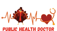 Thanksgiving Heartbeat Turkey Public Health Doctor Funny Gift Tank Top