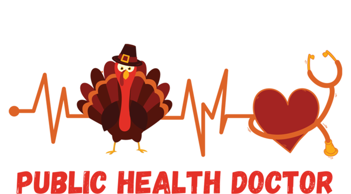 Thanksgiving Heartbeat Turkey Public Health Doctor Funny Gift Tank Top