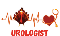 Thanksgiving Heartbeat Turkey Urologist Doctor For Cool Gift Women's T-Shirt