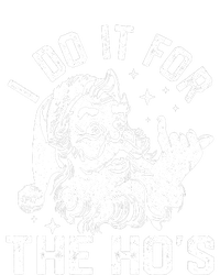 I Do It For The Ho's Funny Inappropriate Christmas  Santa Ladies Essential Flowy Tank