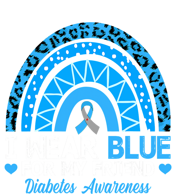 I Wear Blue For My Friend Type 1 Diabetes Awareness T-Shirt