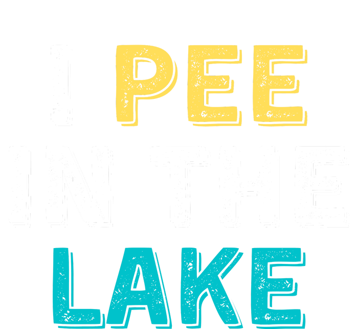 I Pee In The Lake Funny Summer Vacation Tote Bag