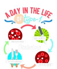 A Day In A Life Of A Type 1 Diabetes Diabetic T1D Warrior Women's T-Shirt