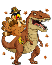 Thanksgiving Turkey Riding T Rex Dinosaur Toddler Boys Cute Gift T-Shirt