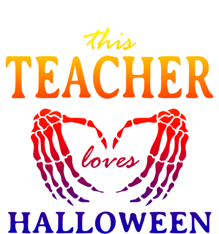 This Teacher Loves Halloween Teaching Scary Teach Spooky Great Gift Tall T-Shirt