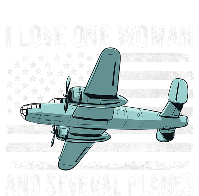 Veteran Pilot B17 Heavy Bomber WW2 Plane Aircraft USA Flag Women's V-Neck T-Shirt