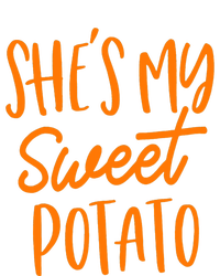 She's My Sweet Potato I Yam Set Couples Thanksgiving Funny Cropped Pullover Crew