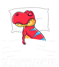 Sleepysaurus Nigh Dinosaur Dino T-Rex Sleep Insulated Varsity Jacket