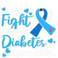 Type 1 Diabetes His Fight Is My Fight Diabetes Awareness Women’s Perfect Tri Rocker Tank