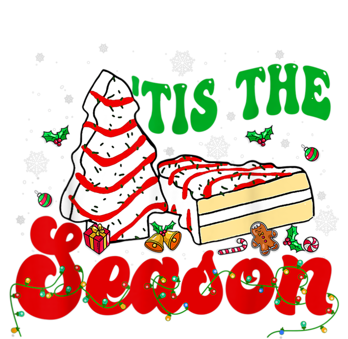 Little Tis' The Season Christmas Tree Cakes Debbie Groovy T-Shirt