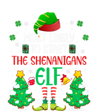 Most Likely To Start The Shenanigans Elf Christmas Family Hoodie