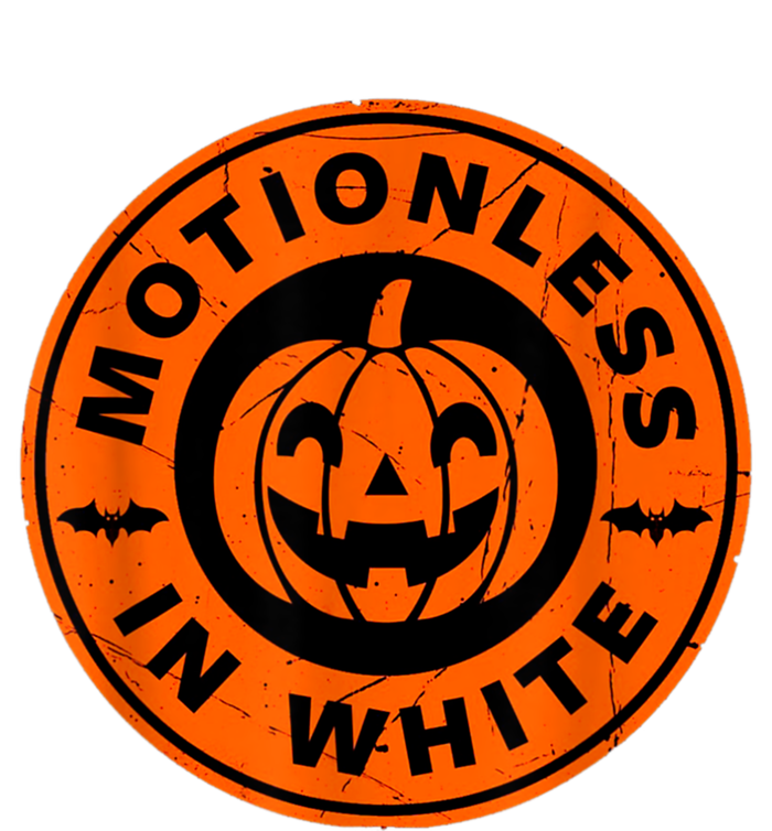 Halloween Pumpkin Scary Funny Motionlesses In White T-Shirt