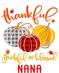 Funny Cute Thankful Grateful Blessed Nana Autumn Fall Pumpkin T-Shirt