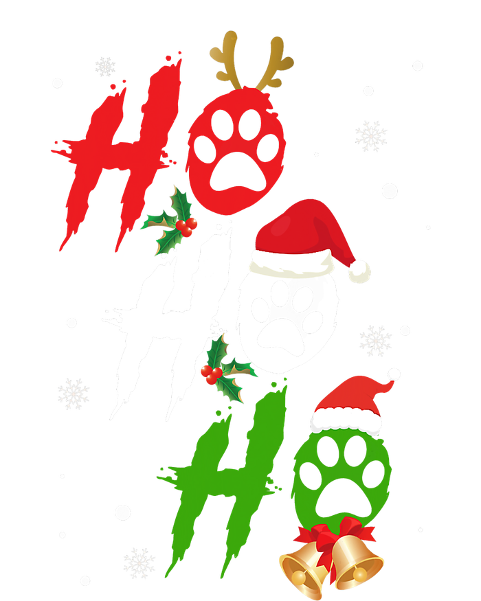 Ho Ho Ho Paw Christmas Funny Dog Lover Gifts For Xmas T-Shirt