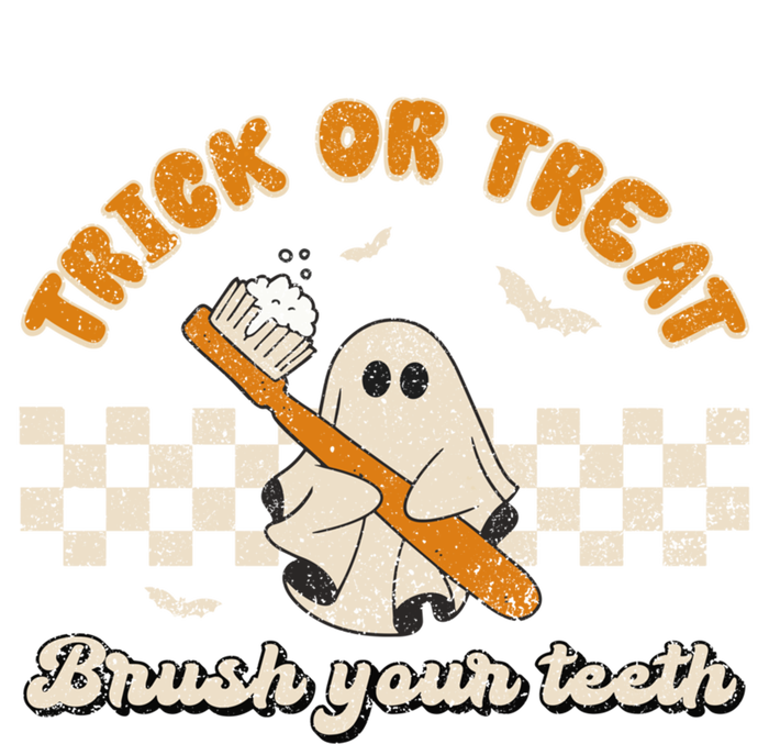 Trick Or Treat Brush Your Teeth Dentist Halloween Costume Gift Sustainable Beanie