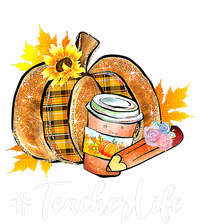 Funny Teacher Life Pumpkin Latte Autumn Thanksgiving T-Shirt