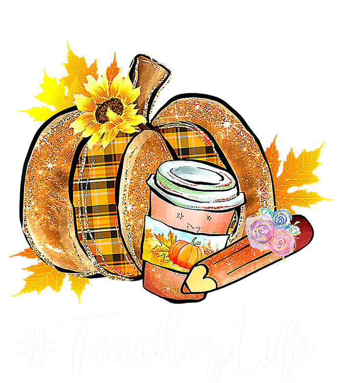 Funny Teacher Life Pumpkin Latte Autumn Thanksgiving T-Shirt