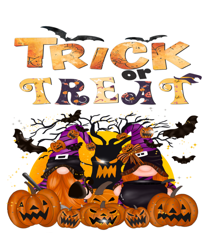 Trick Or Treat Cute Halloween Gnomes Cool Gift T-Shirt