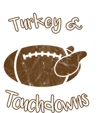 Turkey And Touchdowns It's Leg Day Football Fan Thanksgiving Gift T-Shirt