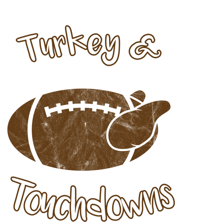 Turkey And Touchdowns It's Leg Day Football Fan Thanksgiving Gift T-Shirt