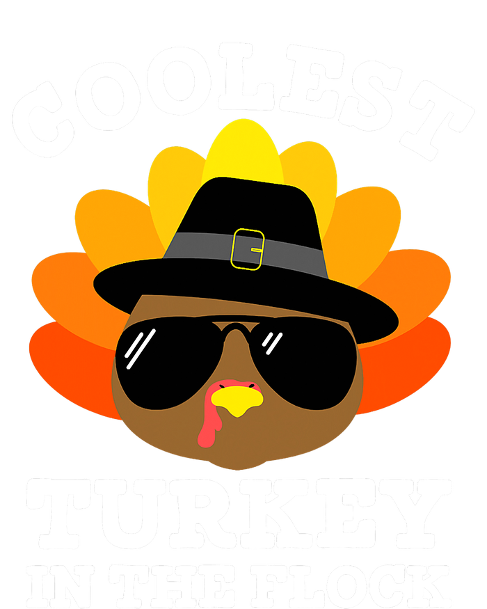 Thanksgiving Turkey Fun Coolest Turkey In The Flock T-Shirt