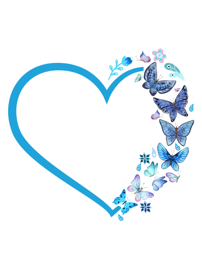 Blue Butterfly In November We Wear Blue Diabetes Awareness Meaningful Gift T-Shirt