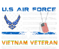 U.S Air Force Vietnam Veteran, USAF Veteran Flag Vintage USA-Made Doggie Bandana