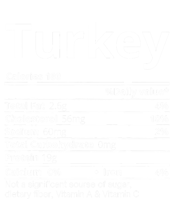 Turkey Nutrition Facts Thanksgiving Costume T-Shirt