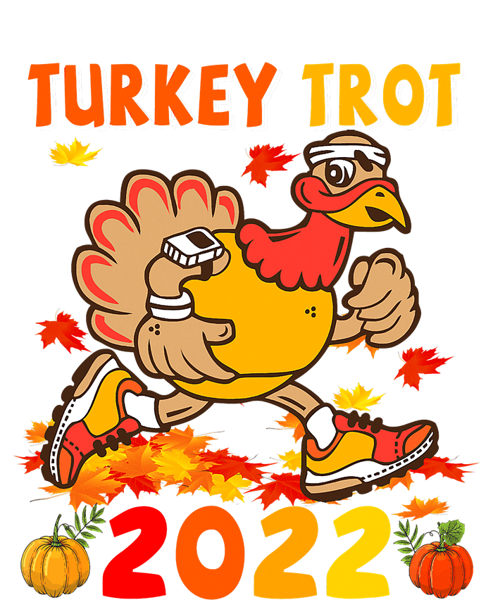 Turkey Trot Squad Funny Thanksgiving Running Costume T-Shirt