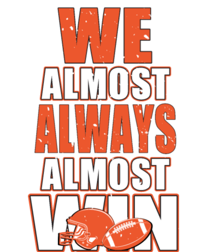 We Almost Always Almost Win Shirt Cleveland Football Youth Performance Sprint T-Shirt