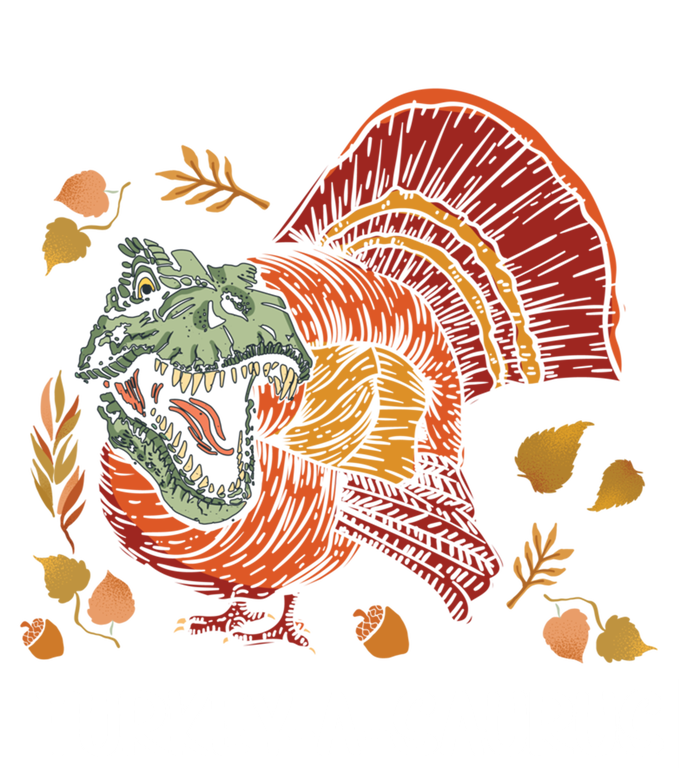 Turkeygiftagiftsaurus Funny Thanksgiving Dinosaur Turkey Tgiftrex Great Gift T-Shirt