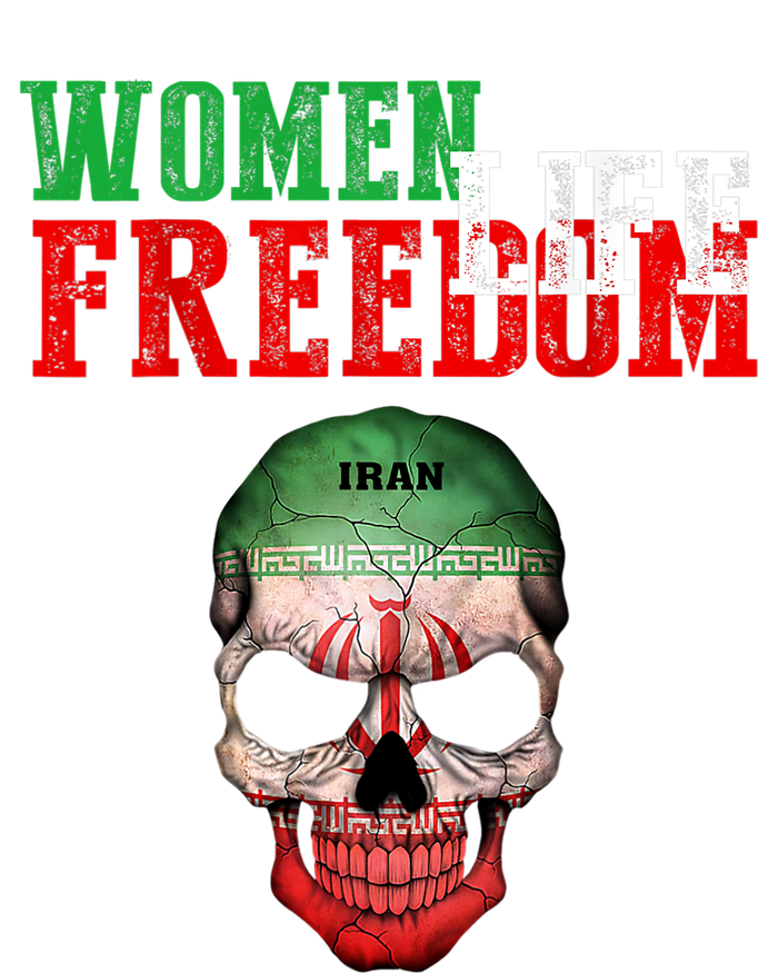 WOMEN LIFE FREEDOM, Skull Iranian Flag Women Of Iran Freedom Legacy Cool Fit Booney Bucket Hat