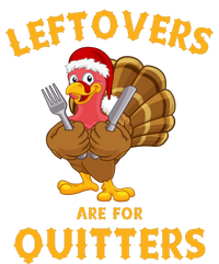 Leftovers Are For Quitters Funny Thanksgiving Turkey Dinner Yupoong Adult 5-Panel Trucker Hat