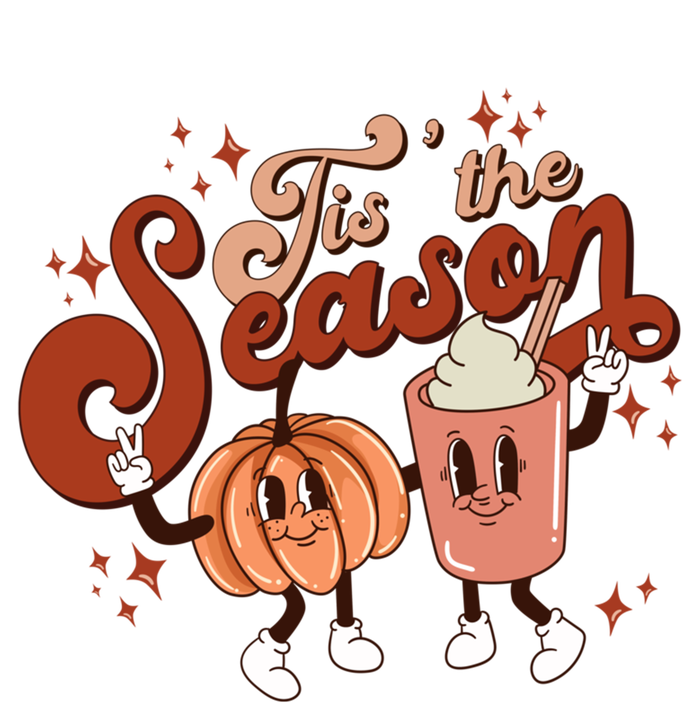 Tis The Season Pumpkin Boo 60s 70s Hippie Halloween Costume Gift T-Shirt